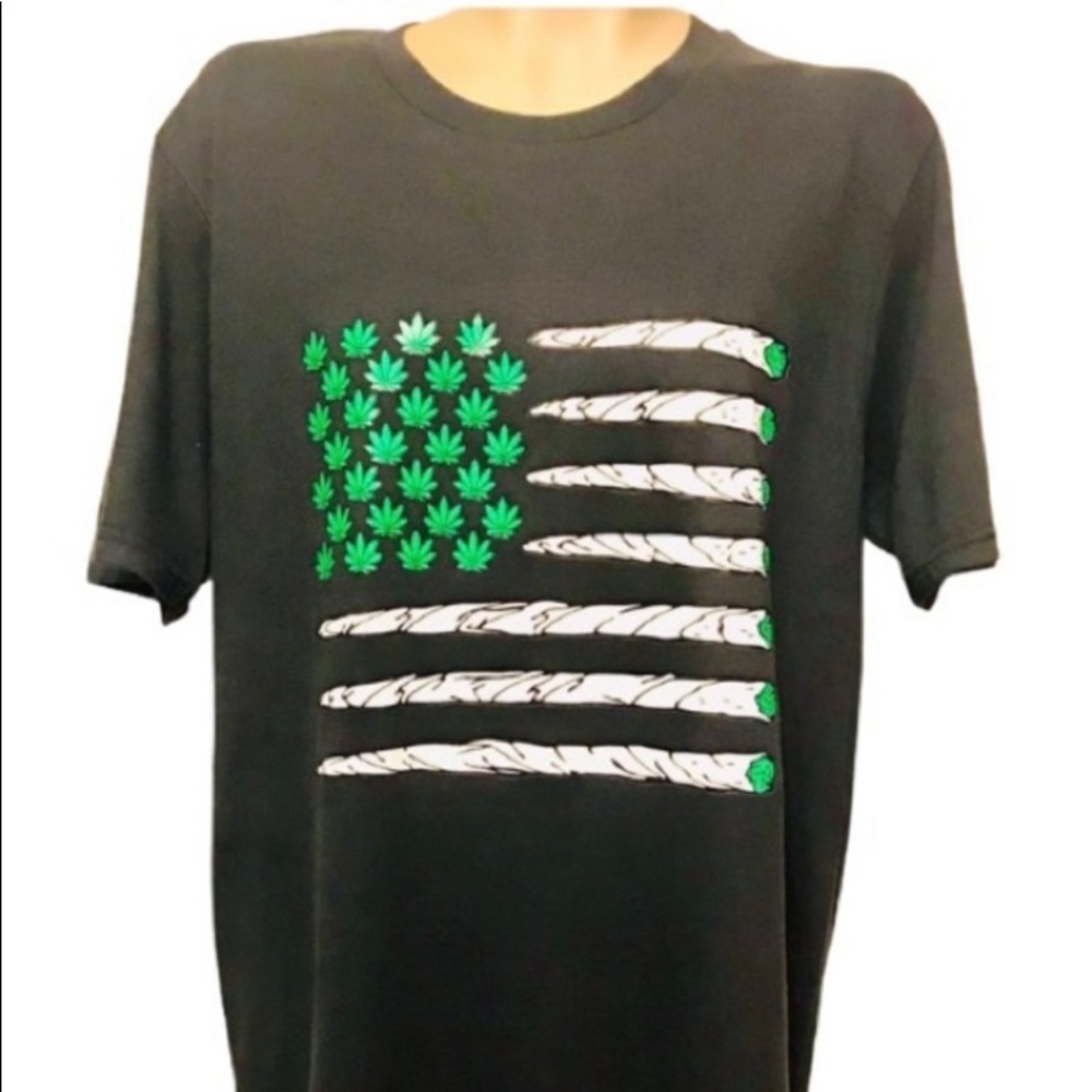 Cannabis Flag T-shirt